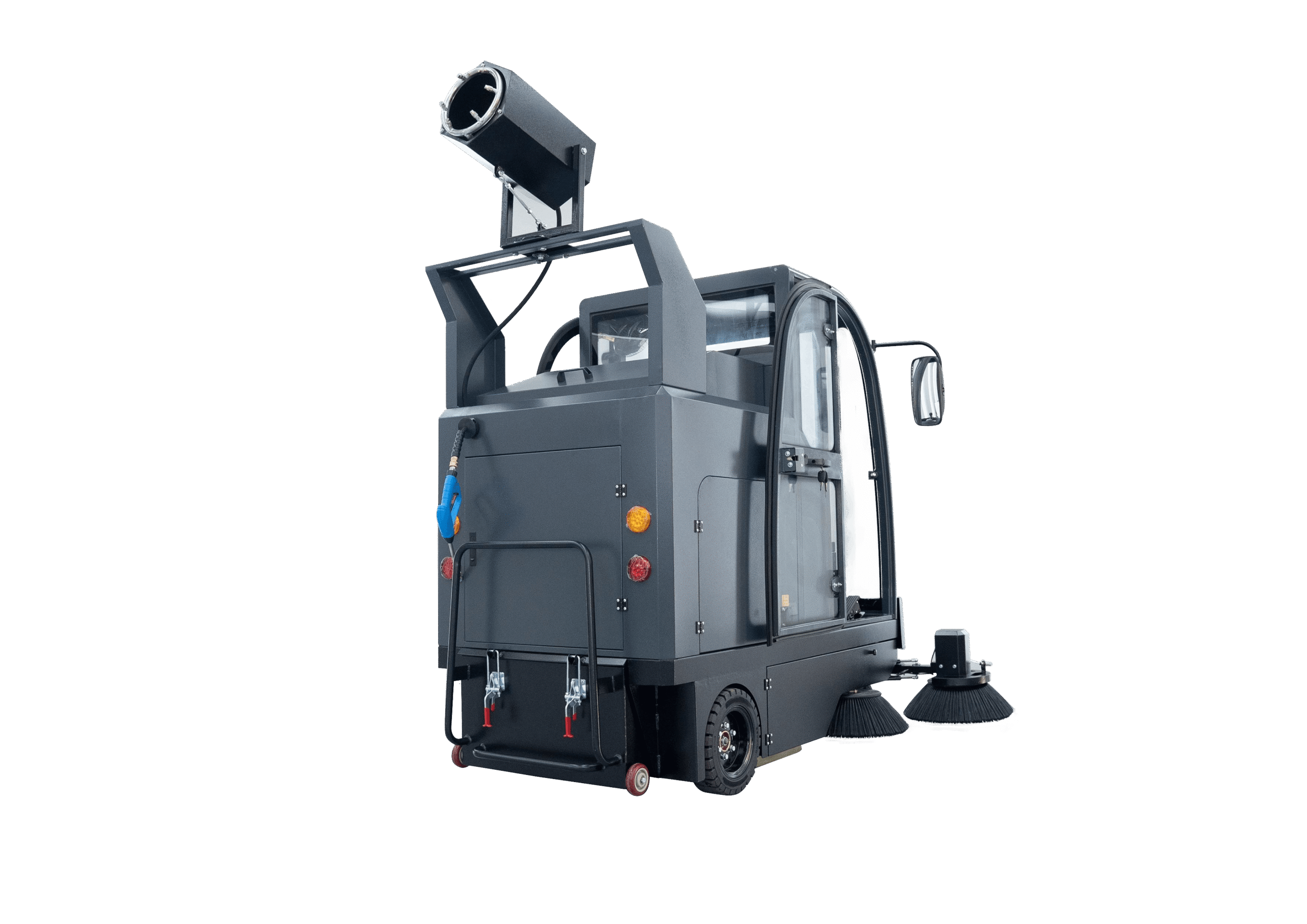 Xe Quét Rác Công Nghiệp Ngồi Lái EuroClean ER-CAR180 (3200W) - Ảnh 2