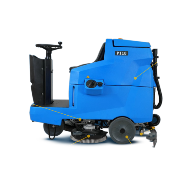 Máy chà sàn liên hợp ngồi lái Gadlee P110 B85